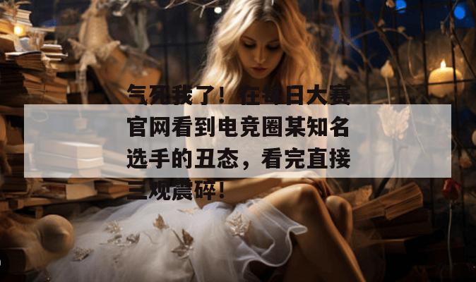 气死我了!在每日大赛官网看到电竞圈某知名选手的丑态,看完直接三观震碎! 气死我了!在每日大赛官网看到电竞圈某知名选手的丑态,看完直接三观震碎!